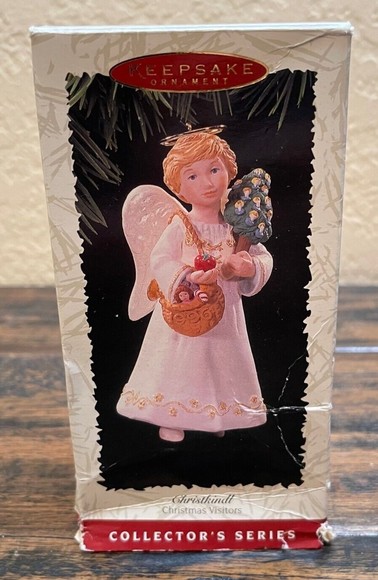Hallmark Keepsake Ornament 1996 Christkindl Christmas Visitors - Picture 6 of 11